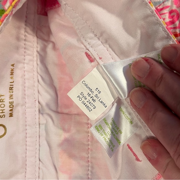 Lilly Pulitzer Callahan Shorts Pink Pout More Kinis in the Keys Size 6 EUC - Picture 5 of 6